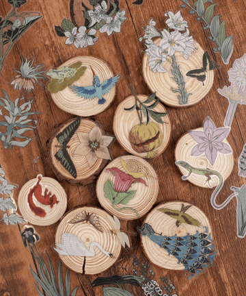 96 Pcs Nature’s Beauty Sticker Set